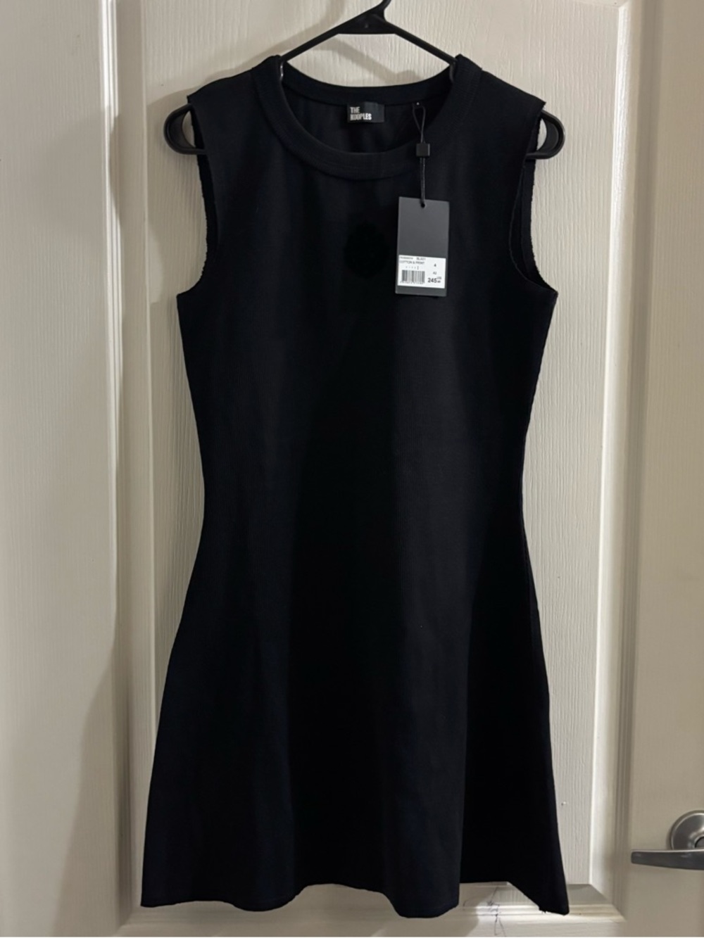 The Kooples Black Sleeveless Mini Dress